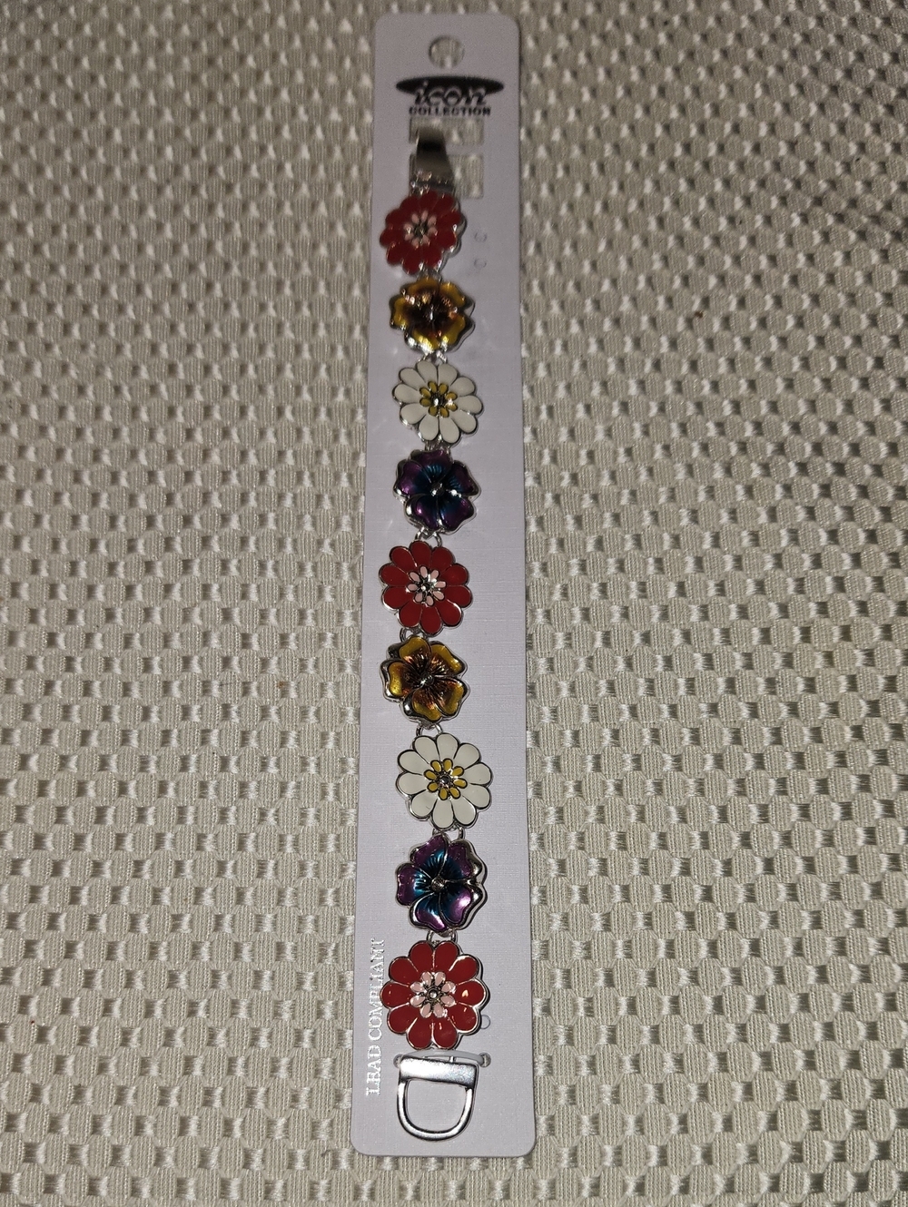 ICON Collection Floral Multicolor Enamel Bracelet -